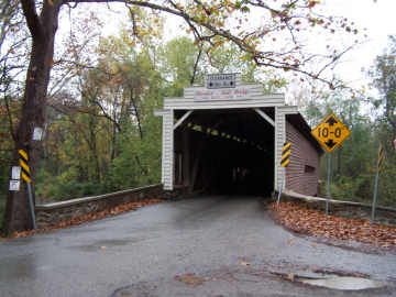 Halls Sheeder Bridge. Photo by David Guay, October, 2007